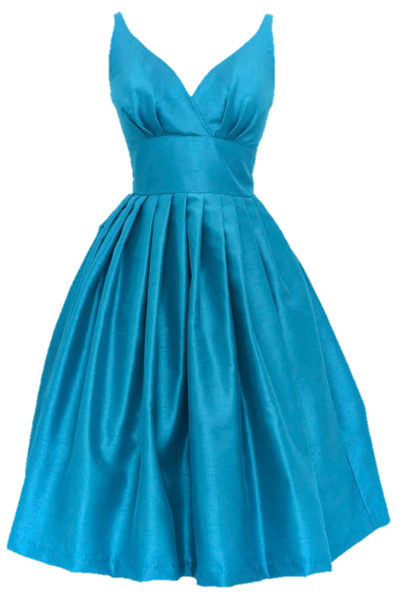 Retrospec'd Elizabeth Teal Dress