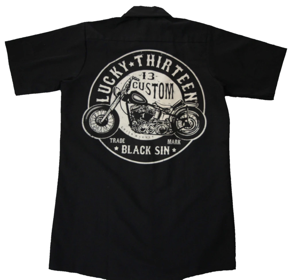 Lucky13 Black Sin Work Shirt