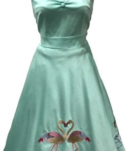 Dolly And Dotty Natalie Flamingo Swing Dress