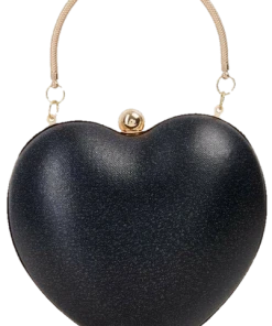 Lulu Hun Lou Sparkle Heart Clutch