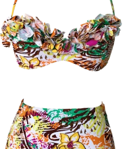 Tatyana Natalie Floral Two Piece Swimsuit