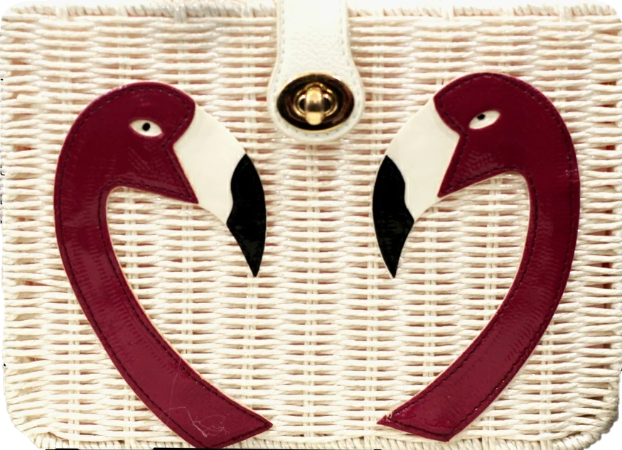 Collectif Flamingo Basket Bag