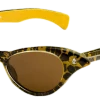 Savage Sunglasses Kitten Leopard Cat Eye (Polarised) Sunglasses
