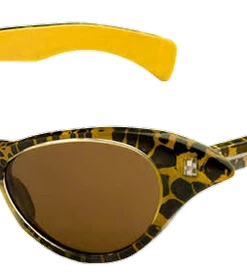 Savage Sunglasses Kitten Leopard Cat Eye (Polarised) Sunglasses