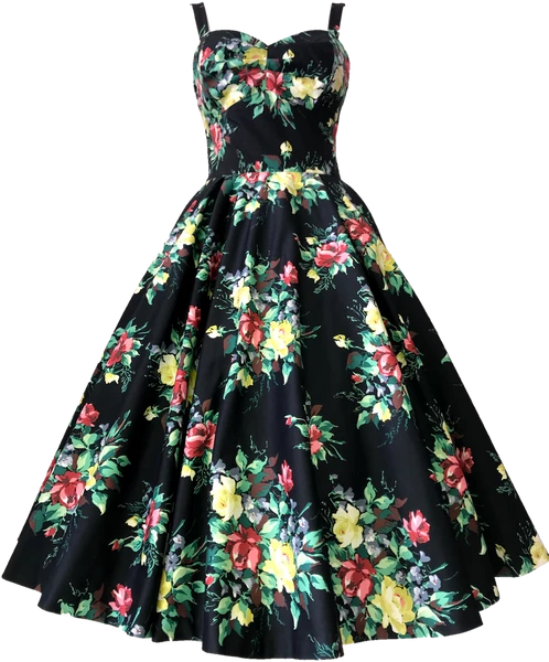 Retrospec'd Venetian Rose Dress