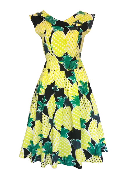 Vanessa Tong Summer Pineapple Dress (Calista)