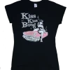 Kiss Kiss Bang Clothing Kiss Kiss Bang Logo Tee (women’s Fitted)