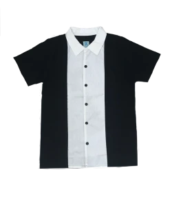 Archies Threads Pin Up Girl Embroidered Bowling Shirt