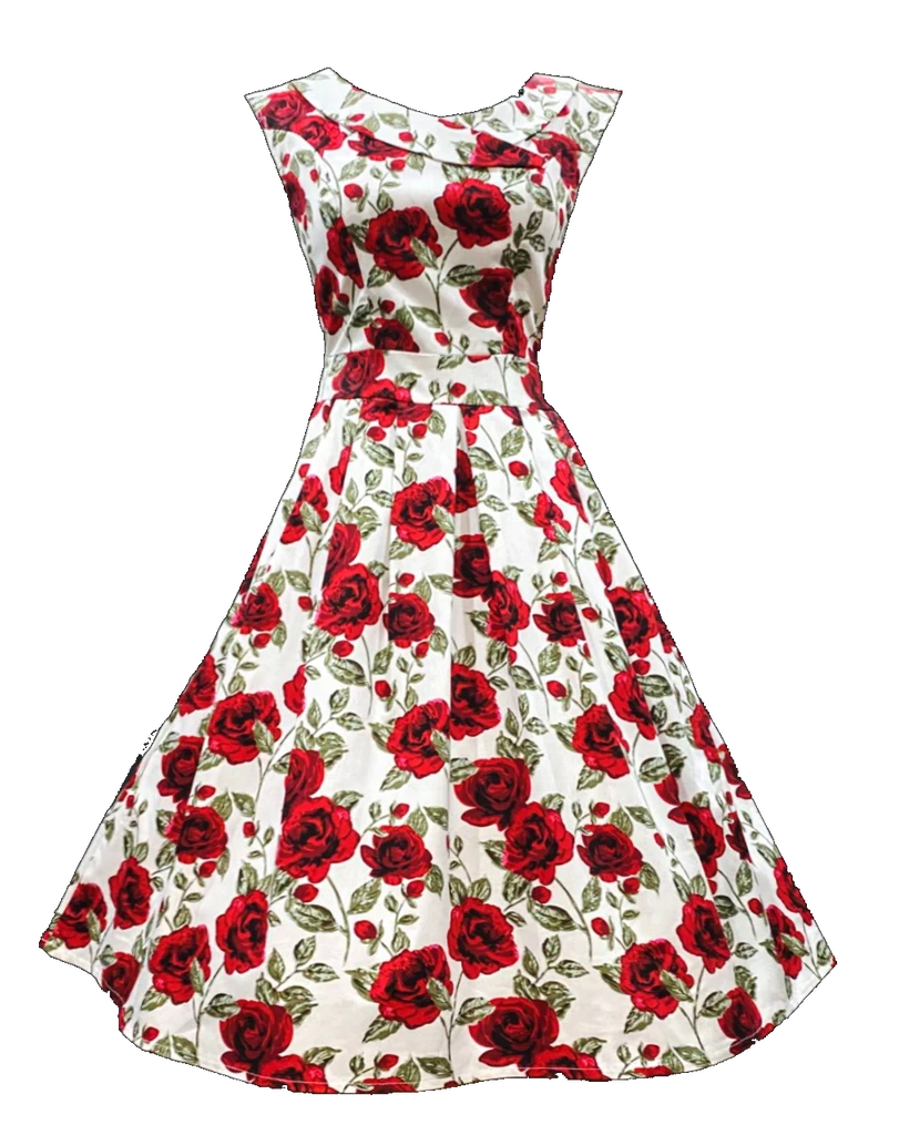 Vanessa Tong Spring Rose Dress (Calista)