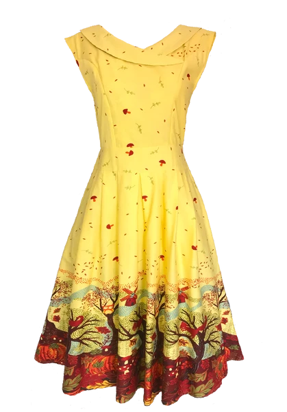 Vanessa Tong Autumn Leaves Dress (Calista)