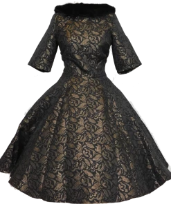 Collectif Juliette Jacquard Swing Dress