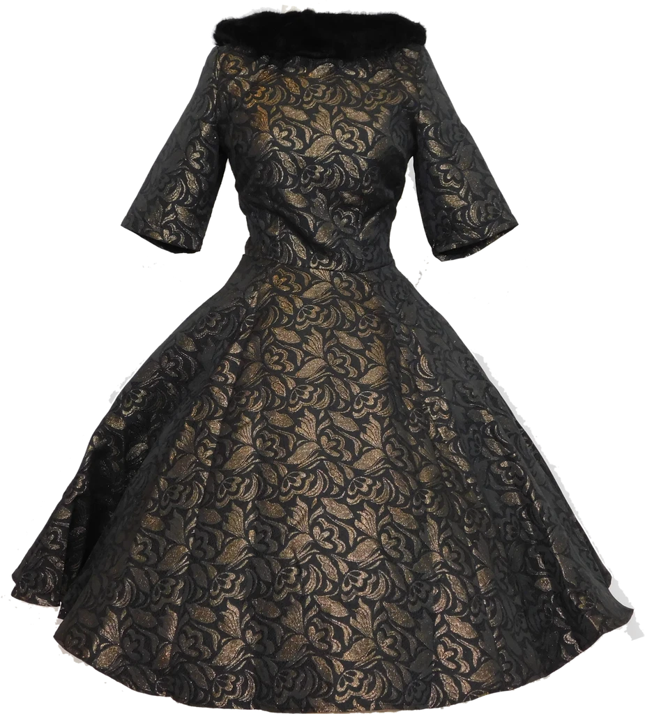 Collectif Juliette Jacquard Swing Dress