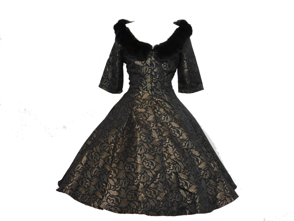 Collectif Juliette Jacquard Swing Dress - Image 2