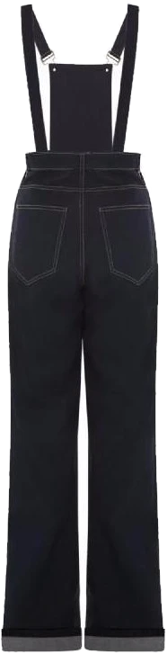 Collectif Pippa Denim Dungarees - Image 2