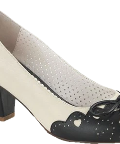 Pin Up Couture Wiggle Two-Toned Pump