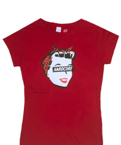Hardcore Logo Hardcore Housewife Ladies Tee