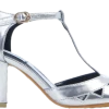 Lulu Hun/Collectif Veronica Metallic Heel- Silver