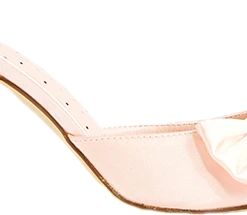 Lindy Bop Joyce Pink Satin Mule
