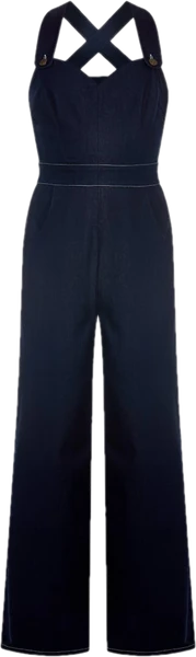 Collectif Karla Heart Dungarees